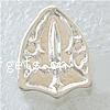 Zinc Alloy European Beads, Triangle, plated, without troll Approx 4.5mm 