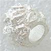 Perles European en alliage de zinc, tambour, Placage, sans filetage, plus de couleurs à choisir Environ 4.5mm, Vendu par PC