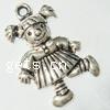 Character Shaped Zinc Alloy Pendants, Girl, plated Approx 2.7mm 