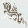 Zinc Alloy Animal Pendants, Dragon, plated nickel, lead & cadmium free Approx 2.3mm 