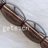Natural Smoky Quartz Beads, Oval Grade AA Approx 1mm .5 Inch 