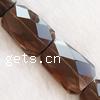 Natural Smoky Quartz Beads, Rectangle, faceted, Grade AA Approx 1.5-2mm .5 Inch 