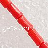Natural Coral Beads, Tube, red, Grade AA Approx 0.5mm Inch, Approx 