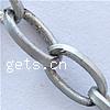 Iron Oval Chain, plated 