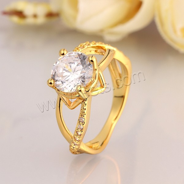 Brass, plated, different size for choice & micro pave cubic zirconia, more colors for choice, 11mm, Sold By PC