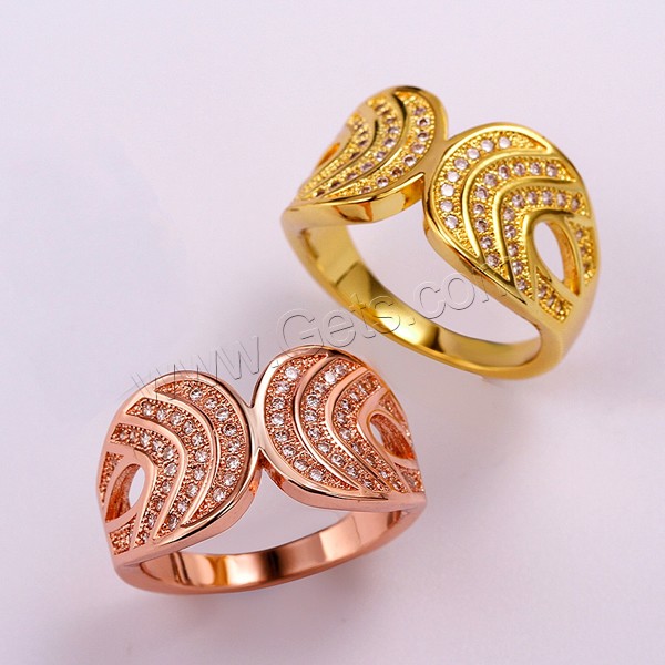 Brass, plated, different size for choice & micro pave cubic zirconia, more colors for choice, 12mm, Sold By PC