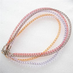 Пластиковые чистый поток шнур ожерелье