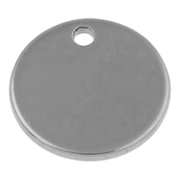 Stainless Steel Extender Chain Drop, Flat Round, original color Approx 1mm 