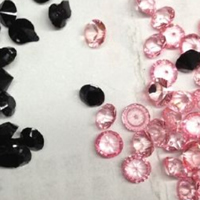 Rhinestone de la resina Cabochon, diamantes de imitación con resina, Diamante, espalda rivoli, más colores para la opción, 2-3mm, 14400PCs/Bolsa, Vendido por Bolsa[