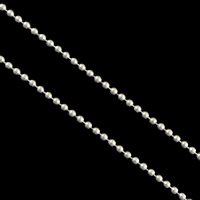 Стерлингового серебра ювелирные изделия цепь, Серебро 925 пробы, мяч цепь, 1.5mm, Приблизительно 15м/Лот, продается Лот