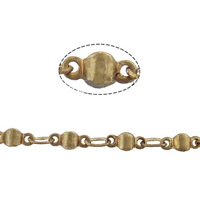 Handmade Brass Chain, plated, bar chain m 