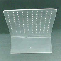 Акриловые серьга дисплей, органическое стекло, Прямоугольная форма, очистить продается PC