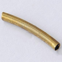 Brass Tube Beads, plated, smooth Approx 1.7mm 
