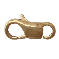 Brass Lobster Claw Clasp, plated Approx 3mm 