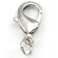 Brass Lobster Claw Clasp, plated Approx 4.5mm 