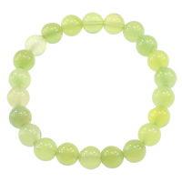 Green Agate Bracelet, natural Approx 7.5 Inch 