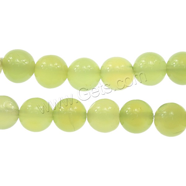 agate verte bracelet, naturel, normes différentes pour le choix, Longueur:Environ 7.5 pouce, Vendu par brin