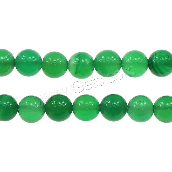 Green Agate Bracelets, natural, more sizes for choice, Length:Approx 7.5 Inch, Sold By Strand