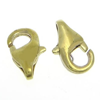 Brass Lobster Claw Clasp, plated Approx 1.5mm 