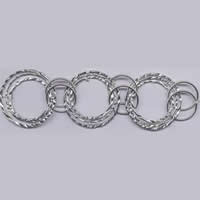Brass Double Link Chain, plated, plating thickness more than 3μm & rolo chain 40mm 35mm  22mm 