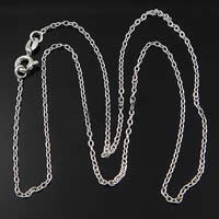 Латунная Цепочка "Кабель" для ожерелья
, Латунь, Другое покрытие, Овальный цепь, Много цветов для выбора длина:17 дюймовый, продается Strand