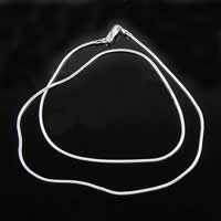 Messing Kabel-Verbindungs-Halsketten-Kette, plattiert, Schlangekette, keine, 1.5mm, Länge:20 ZollInch, verkauft von Strang