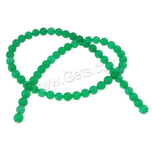 Jade Malaysia Bead, Round, more sizes for choice, Length:15 Inch, Sold By Strand