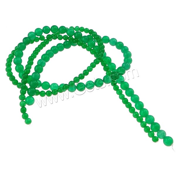 Jade Malaysia Bead, Round, more sizes for choice, Length:15 Inch, Sold By Strand