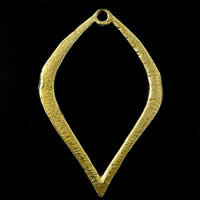 Brass Leaf Pendants, plated Approx 2mm 