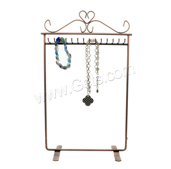 Multi Purpose Jewelry Display, Iron, Rectangle, antique copper color plated, different size for choice, 50PCs/Lot, Sold By Lot