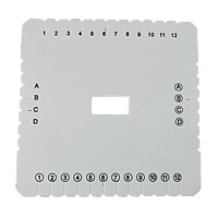 PE Schaumstoff Weben Platte, Quadrat, weiß, 100x100x10mm, verkauft von PC