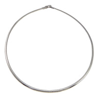 Messing Gedächtnis Kabel Halskette , plattiert, keine, 4mm, Länge:16 ZollInch, verkauft von PC