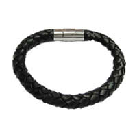 Cowhide Bracelets, 316 stainless steel clasp 10mm 