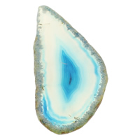 Agate Pendants de Quartz , agate quartz de glace, larme, 36-42mm, 78-83mm Environ 1.5mm, Vendu par PC