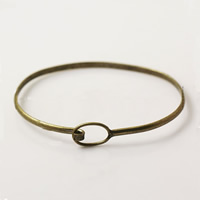 Brass Bangle, plated 3mm, Inner Approx 61mm Approx 7.5 Inch 