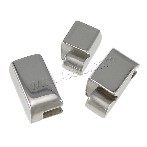 Rectangle Stainless Steel Magnetic Clasp, plated, different size for choice, more colors for choice, 30x8x7mm, Sold By PC