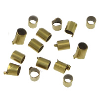 Brass Crimp Beads, Tube, plated, smooth 2mm 