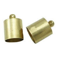 Brass End Cap, Tube, plated 8.5mm Approx 1.5mm 