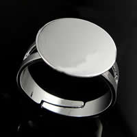 Латунная основа для кольца, Латунь, Другое покрытие, регулируемый, Много цветов для выбора, 15mm, размер:8, 1000ПК/сумка, продается сумка