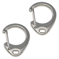 Stainless Steel Key Clasp, 304 Stainless Steel, original color Approx 