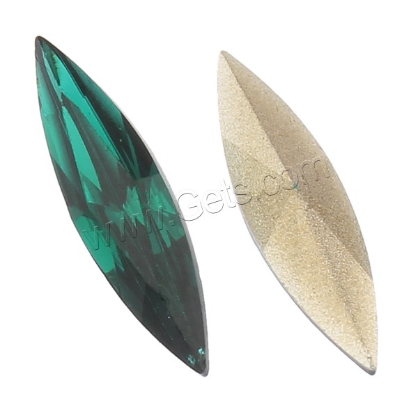 Translucent Resin Cabochon, Horse Eye, gold color plated, different size for choice & rivoli back & faceted, more colors for choice, Sold By Bag