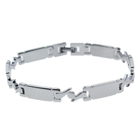 Brass Bracelets, platinum color plated, nickel, lead & cadmium free  Approx 7.5 Inch 
