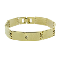 Brass Bracelets, gold color plated, nickel, lead & cadmium free  Approx 7.5 Inch 
