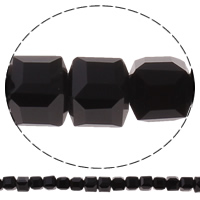 Perles de cristal cubiques, cubiste, normes différentes pour le choix & facettes, plus de couleurs à choisir Environ 1mm, Vendu par brin