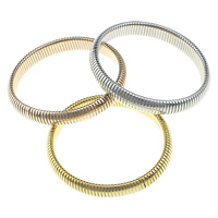Stainless Steel Stretch Bracelet, plated, elastic 10mm Approx 7 Inch 