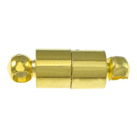 Brass Magnetic Clasp, Tube, plated Approx 1.5mm 