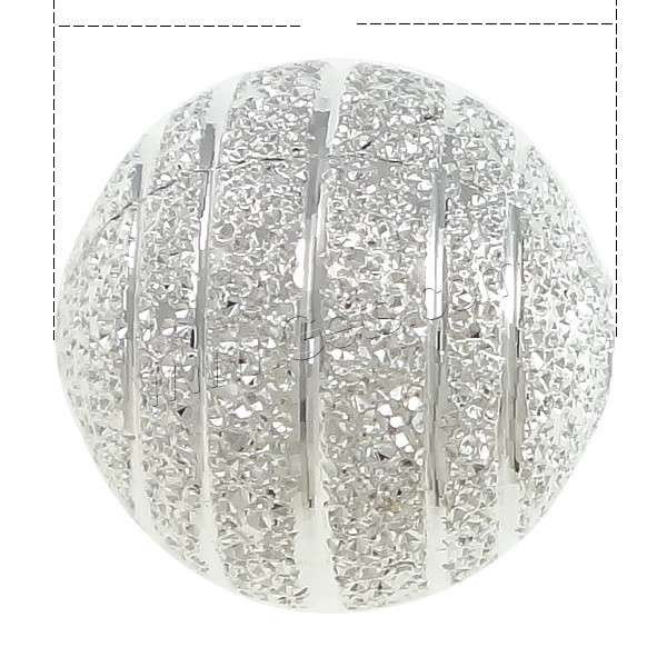 Messing Sternenstaub Perlen, rund, plattiert, verschiedene Größen vorhanden & Falten, keine, Bohrung:ca. 2mm, verkauft von PC