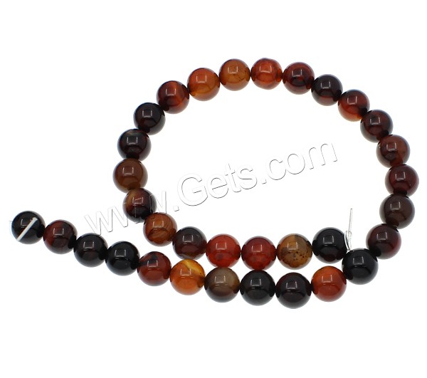 Natural Miracle Agate Beads, Round, different size for choice, Hole:Approx 1mm, Length:Approx 15.7 Inch, Sold By Strand