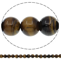 Tiger Eye Beads, Round, natural Approx 1mm Approx 15.7 Inch 