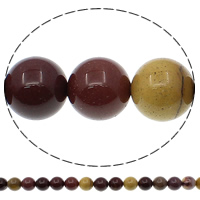 Dotter Stein Perle, rund, natürlich, verschiedene Größen vorhanden, Bohrung:ca. 1mm, Länge:ca. 15.7 ZollInch, verkauft von Strang